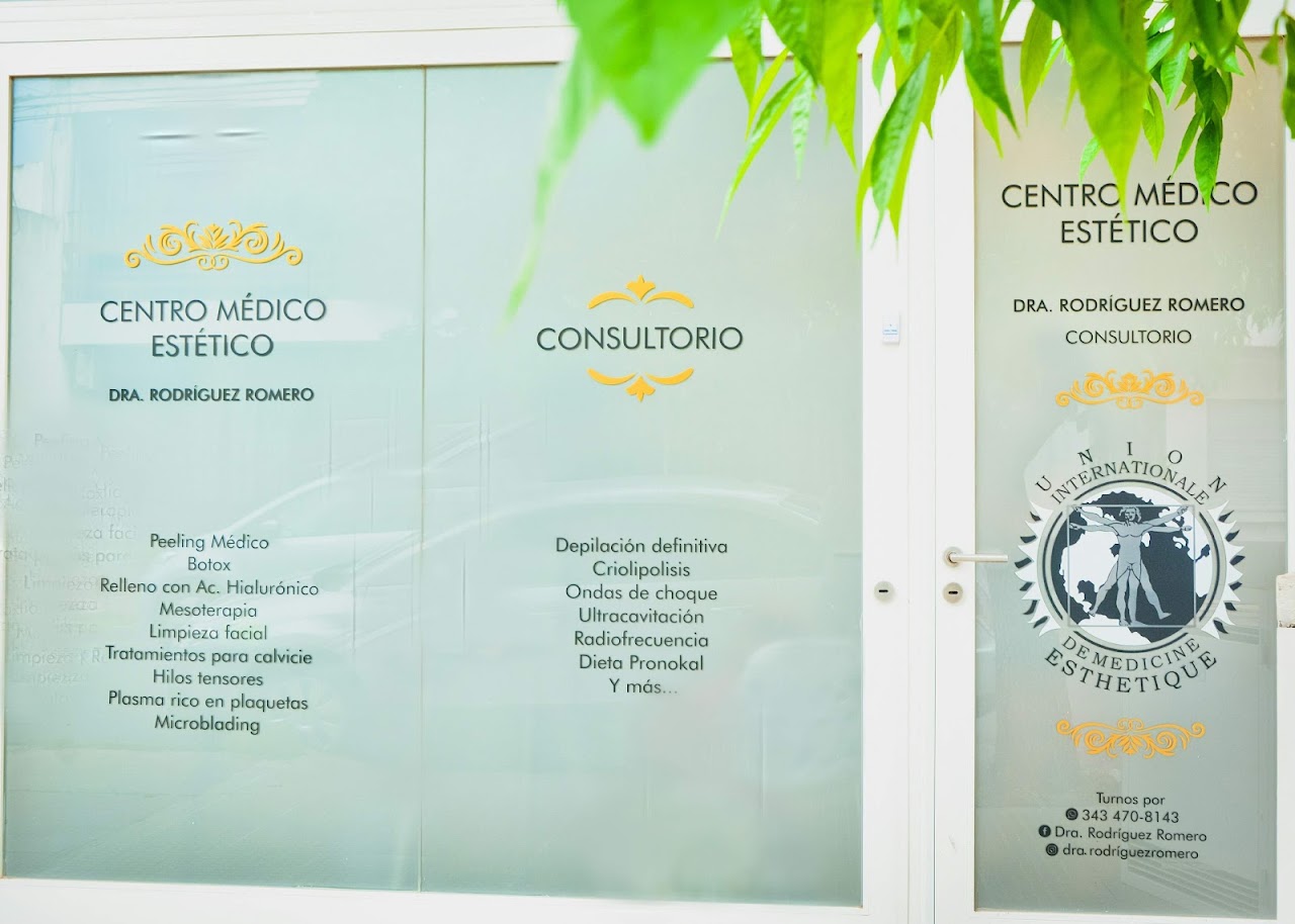 Vidriera del Centro Médico Estético